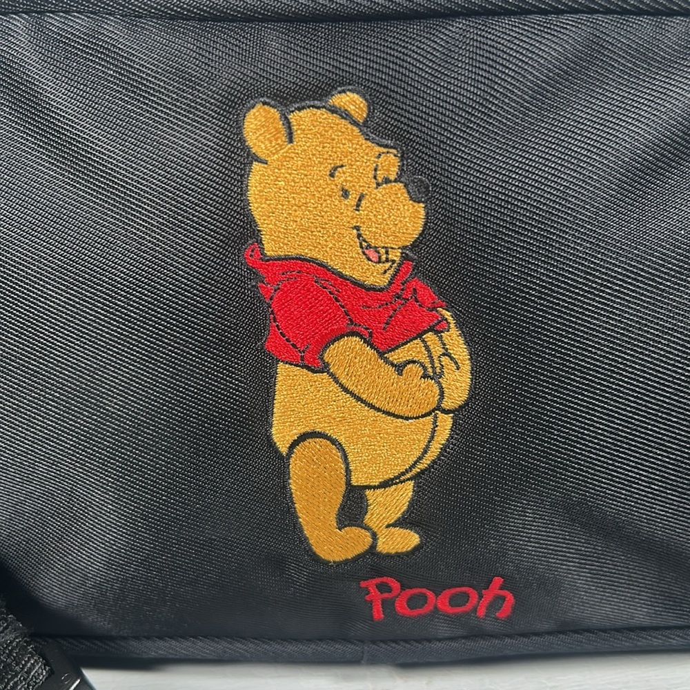 Walt Disney World Winnie the Pooh Fanny Pack Hip Crossbody Bag Embroidered Pooh - Picture 2 of 14